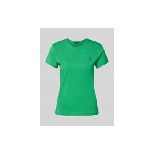 T-shirt z wyhaftowanym logo ze sklepu Peek&Cloppenburg  w kategorii Bluzki damskie - zdjęcie 177817366