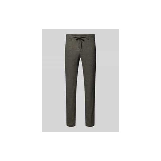 Spodnie materiałowe o kroju modern fit z tunelem model ‘Saro’ ze sklepu Peek&Cloppenburg  w kategorii Spodnie męskie - zdjęcie 177817398