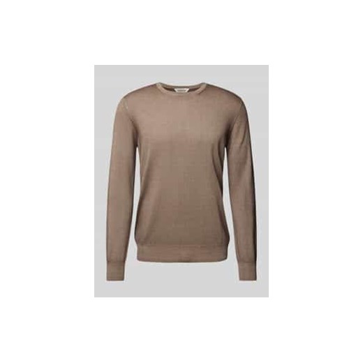 Sweter z dzianiny z czystego kaszmiru ze sklepu Peek&Cloppenburg  w kategorii Swetry męskie - zdjęcie 177818129