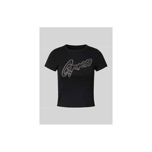 T-shirt z nadrukiem z logo ze sklepu Peek&Cloppenburg  w kategorii Bluzki damskie - zdjęcie 177818485