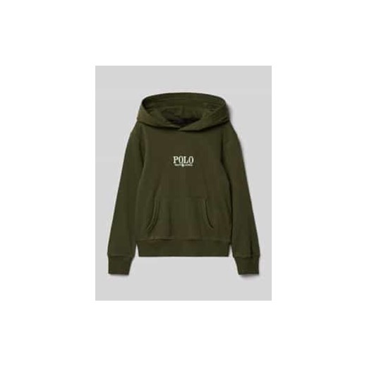Bluza z kapturem z wyhaftowanym logo ze sklepu Peek&Cloppenburg  w kategorii Bluzy chłopięce - zdjęcie 177818697