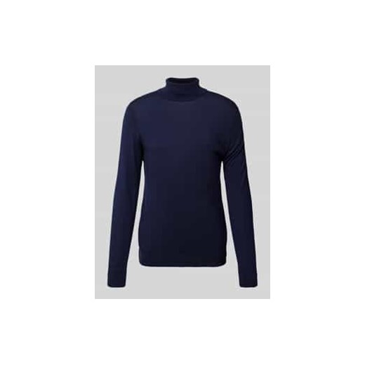 Sweter z dzianiny z wełny lana model ‘TRAY’ ze sklepu Peek&Cloppenburg  w kategorii Swetry męskie - zdjęcie 177818985