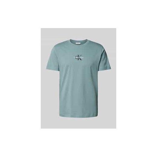 T-shirt z wyhaftowanym logo ze sklepu Peek&Cloppenburg  w kategorii T-shirty męskie - zdjęcie 177819017