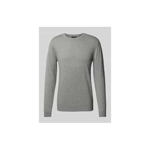 Sweter z detalem z logo model ‘Jones’ ze sklepu Peek&Cloppenburg  w kategorii Swetry męskie - zdjęcie 177819385