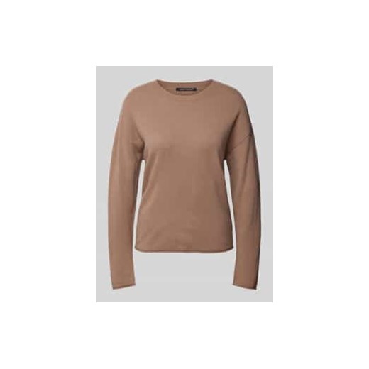 Sweter o kroju oversized z wełny z domieszką kaszmiru i okrągłym dekoltem ze sklepu Peek&Cloppenburg  w kategorii Swetry damskie - zdjęcie 177819389