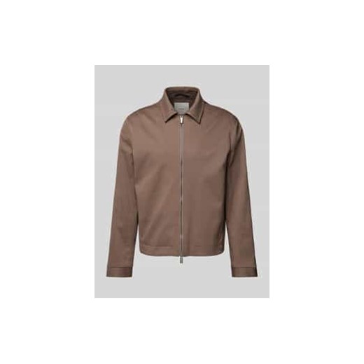 Kurtka koszulowa o kroju slim fit z dwustronnym zamkiem błyskawicznym ze sklepu Peek&Cloppenburg  w kategorii Kurtki męskie - zdjęcie 177819435