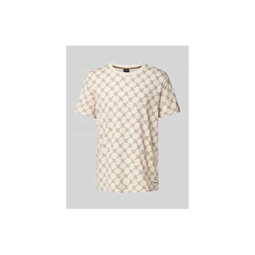 T-shirt z detalem z logo model ‘Brian’ ze sklepu Peek&Cloppenburg  w kategorii T-shirty męskie - zdjęcie 177819599