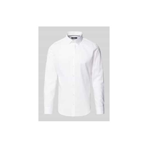 Koszula biznesowa o kroju slim fit z popeliny ze sklepu Peek&Cloppenburg  w kategorii Koszule męskie - zdjęcie 177819685