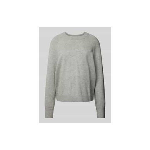 Sweter z dzianiny z okrągłym dekoltem ze sklepu Peek&Cloppenburg  w kategorii Swetry damskie - zdjęcie 177819696