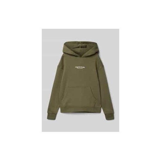 Bluza z kapturem i nadrukiem z logo model ‘ERBRO’ ze sklepu Peek&Cloppenburg  w kategorii Bluzy chłopięce - zdjęcie 177819708