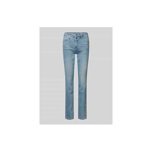 Jeansy o kroju slim fit z miękkiej mieszanki bawełny i bocznym szwem model ‘BETSY’ ze sklepu Peek&Cloppenburg  w kategorii Jeansy damskie - zdjęcie 177819766