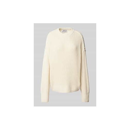 Sweter z dzianiny o kroju oversized z fakturowanym wzorem ze sklepu Peek&Cloppenburg  w kategorii Swetry damskie - zdjęcie 177819985