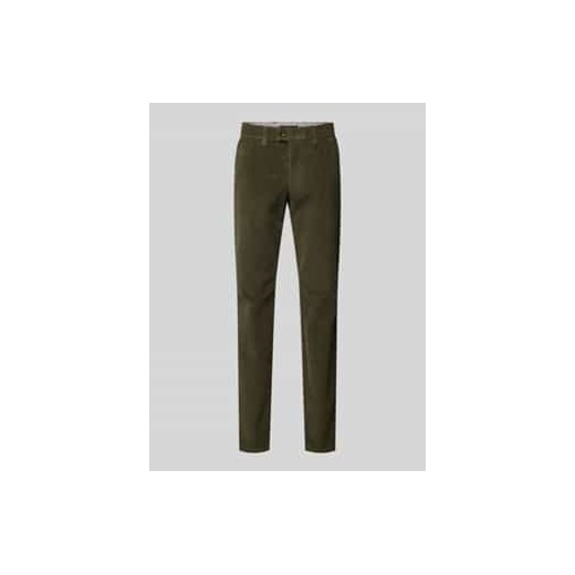 Spodnie sztruksowe o kroju regular fit z wpuszczanymi kieszeniami model ‘JIM’ ze sklepu Peek&Cloppenburg  w kategorii Spodnie męskie - zdjęcie 177820427