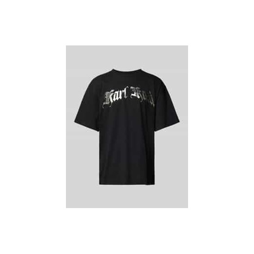 T-shirt z nadrukiem z logo ze sklepu Peek&Cloppenburg  w kategorii T-shirty męskie - zdjęcie 177820705