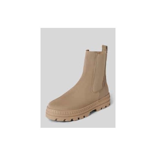Buty chelsea z wysokiej jakości welurowej skóry bydlęcej ze sklepu Peek&Cloppenburg  w kategorii Śniegowce damskie - zdjęcie 177820707