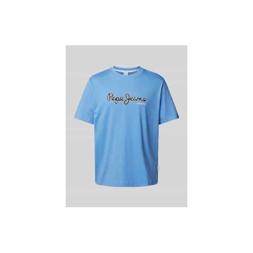T-shirt z nadrukiem z logo model ‘DORIAN’ ze sklepu Peek&Cloppenburg  w kategorii T-shirty męskie - zdjęcie 177820817