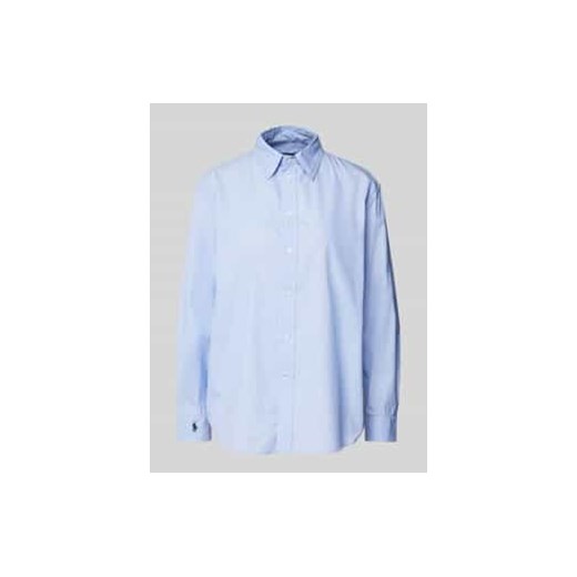 Bluzka koszulowa o kroju oversized fit z kołnierzykiem typu kent ze sklepu Peek&Cloppenburg  w kategorii Koszule damskie - zdjęcie 177820837