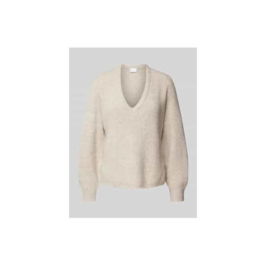 Sweter z dzianiny z obniżonymi ramionami model ‘BELUNA’ ze sklepu Peek&Cloppenburg  w kategorii Swetry damskie - zdjęcie 177821099