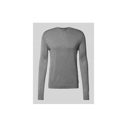 Sweter z dzianiny z okrągłym dekoltem model ‘WYLER LIFE’ ze sklepu Peek&Cloppenburg  w kategorii Swetry męskie - zdjęcie 177821135