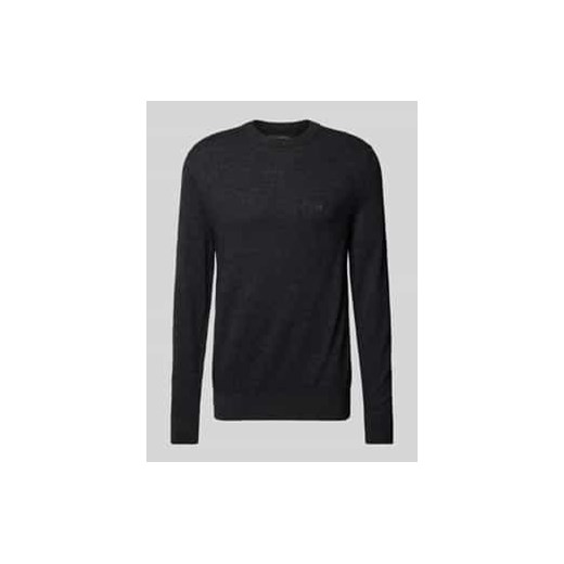 Sweter o luźnym kroju z okrągłym dekoltem ze sklepu Peek&Cloppenburg  w kategorii Swetry męskie - zdjęcie 177821257
