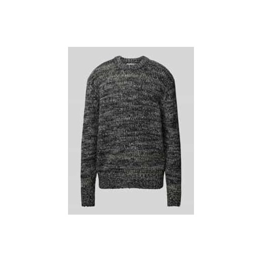 Sweter z dzianiny z okrągłym dekoltem model ‘PEPPER’ ze sklepu Peek&Cloppenburg  w kategorii Swetry męskie - zdjęcie 177821455