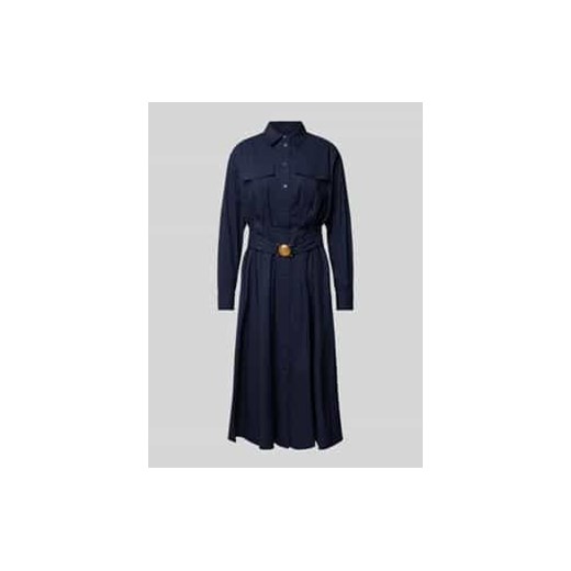 Sukienka midi z listwą guzikową model ‘GISTAL’ ze sklepu Peek&Cloppenburg  w kategorii Sukienki - zdjęcie 177821657
