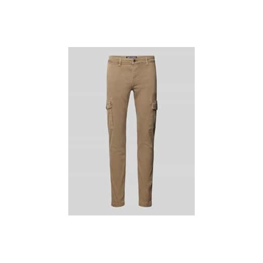 Spodnie cargo o kroju tapered fit ze szlufkami na pasek model ‘Driver’ ze sklepu Peek&Cloppenburg  w kategorii Spodnie męskie - zdjęcie 177821898