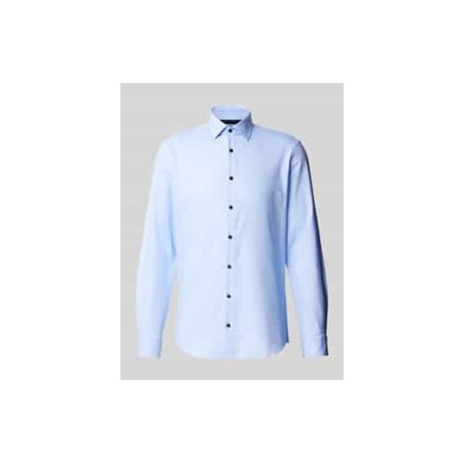 Koszula biznesowa o kroju slim fit z kołnierzykiem typu kent ze sklepu Peek&Cloppenburg  w kategorii Koszule męskie - zdjęcie 177822018