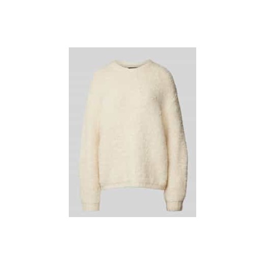 Sweter z dzianiny z prążkowanymi wykończeniami ze sklepu Peek&Cloppenburg  w kategorii Swetry damskie - zdjęcie 177822025