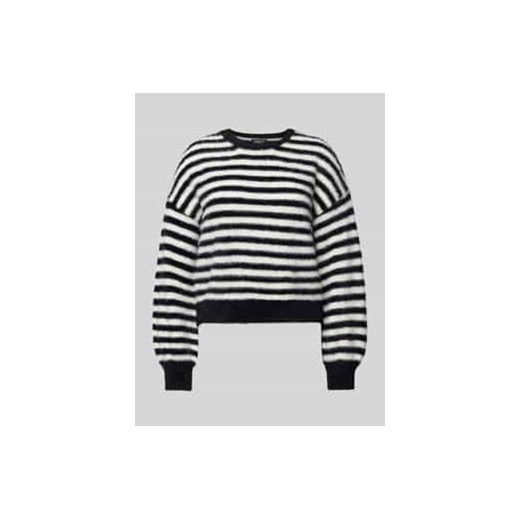 Sweter z dzianiny o kroju regular fit z bufiastymi rękawami model ‘PIUMO’ ze sklepu Peek&Cloppenburg  w kategorii Swetry damskie - zdjęcie 177822045