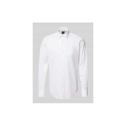 Koszula biznesowa o kroju regular fit z listwą guzikową ze sklepu Peek&Cloppenburg  w kategorii Koszule męskie - zdjęcie 177822296