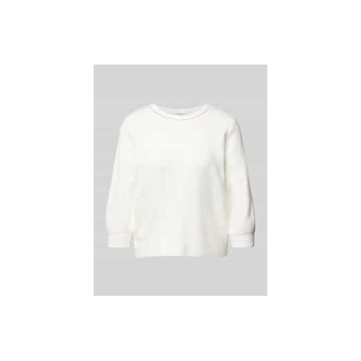 Sweter z dzianiny z prążkowanymi wykończeniami model ‘meridith’ ze sklepu Peek&Cloppenburg  w kategorii Swetry damskie - zdjęcie 177822447