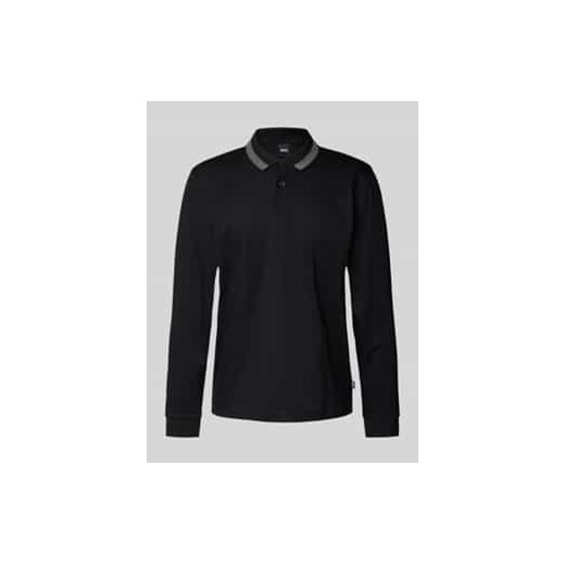 Koszulka polo z detalem z logo model ‘Pleins’ ze sklepu Peek&Cloppenburg  w kategorii T-shirty męskie - zdjęcie 177822838