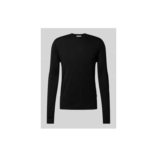 Sweter z dzianiny z okrągłym dekoltem model ‘WYLER LIFE’ ze sklepu Peek&Cloppenburg  w kategorii Swetry męskie - zdjęcie 177822936