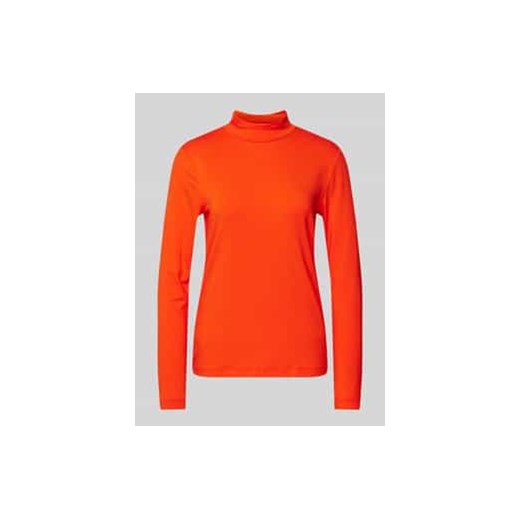 Bluzka o kroju slim fit z długim rękawem i półgolfem ze sklepu Peek&Cloppenburg  w kategorii Bluzki damskie - zdjęcie 177822945