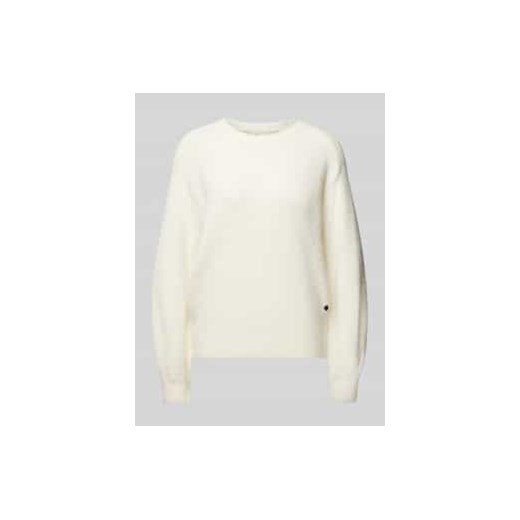 Sweter z dzianiny z okrągłym dekoltem model ‘IRMA’ ze sklepu Peek&Cloppenburg  w kategorii Swetry damskie - zdjęcie 177823098