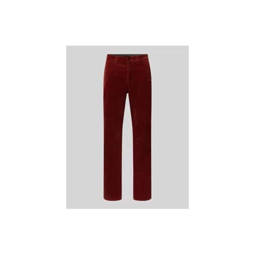 Spodnie sztruksowe o kroju regular fit z bawełny ekologicznej ze sklepu Peek&Cloppenburg  w kategorii Spodnie męskie - zdjęcie 177823406