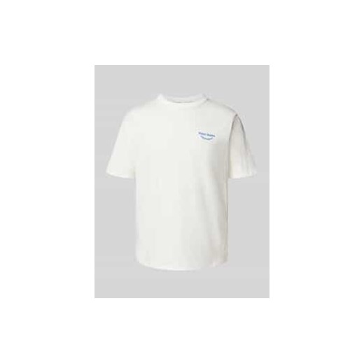 T-shirt z wyhaftowanym logo model ‘Aris’ ze sklepu Peek&Cloppenburg  w kategorii T-shirty męskie - zdjęcie 177823427
