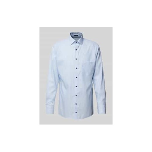 Koszula biznesowa o kroju modern fit z listwą guzikową ze sklepu Peek&Cloppenburg  w kategorii Koszule męskie - zdjęcie 177823469