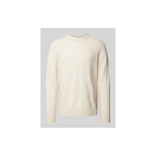 Sweter z dzianiny z okrągłym dekoltem model ‘RAI’ ze sklepu Peek&Cloppenburg  w kategorii Swetry męskie - zdjęcie 177823817