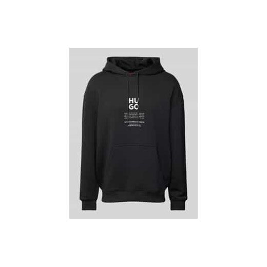 Bluza z kapturem i nadrukiem z logo model ‘Dflohood’ ze sklepu Peek&Cloppenburg  w kategorii Bluzy męskie - zdjęcie 177823845