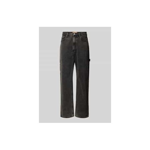 Jeansy o kroju baggy fit z pętlą na młotek ze sklepu Peek&Cloppenburg  w kategorii Jeansy męskie - zdjęcie 177823886