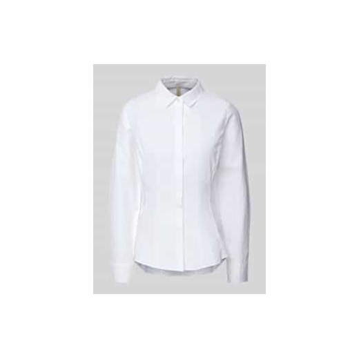 Bluzka koszulowa o kroju regular fit z listwą guzikową model ‘NETTI’ ze sklepu Peek&Cloppenburg  w kategorii Koszule damskie - zdjęcie 177823929