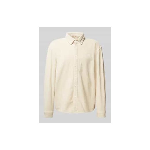 Koszula sztruksowa o kroju regular fit z kołnierzykiem typu button down ze sklepu Peek&Cloppenburg  w kategorii Koszule męskie - zdjęcie 177823935