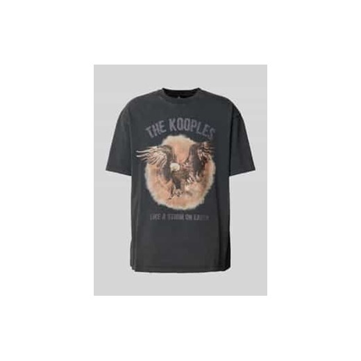 T-shirt z nadrukiem z logo ze sklepu Peek&Cloppenburg  w kategorii T-shirty męskie - zdjęcie 177824159
