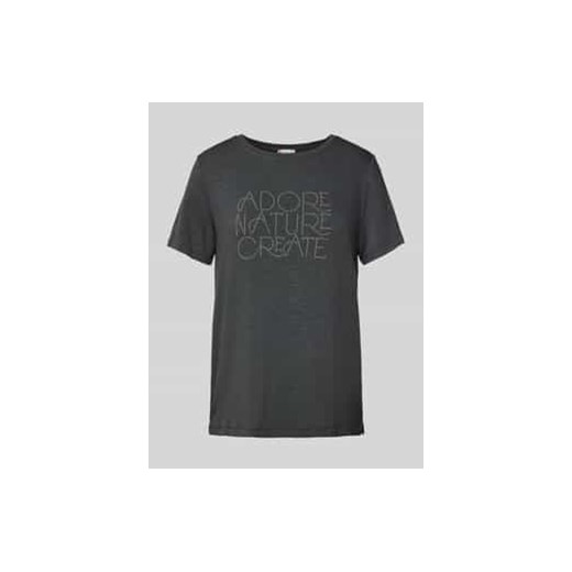 T-shirt zdobiony kamieniami ze sklepu Peek&Cloppenburg  w kategorii Bluzki damskie - zdjęcie 177824258