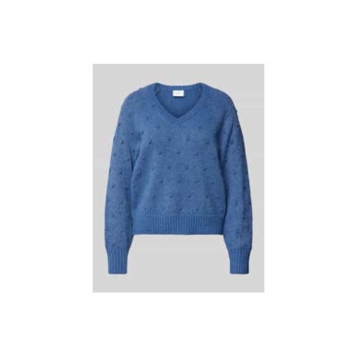 Sweter z dzianiny z obniżonymi ramionami model ‘TULI’ ze sklepu Peek&Cloppenburg  w kategorii Swetry damskie - zdjęcie 177824275