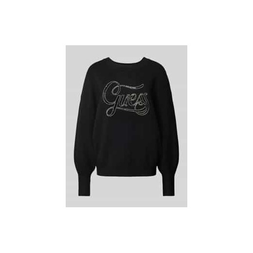 Sweter z dzianiny z bufiastymi rękawami model ‘LAURA’ ze sklepu Peek&Cloppenburg  w kategorii Swetry damskie - zdjęcie 177824386