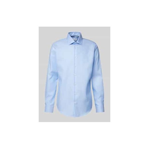 Koszula biznesowa o kroju regular fit z kołnierzykiem typu kent ze sklepu Peek&Cloppenburg  w kategorii Koszule męskie - zdjęcie 177824439
