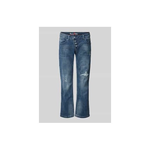 Jeansy z prostą nogawką o skróconym kroju model ‘Malibu’ ze sklepu Peek&Cloppenburg  w kategorii Jeansy damskie - zdjęcie 177824769